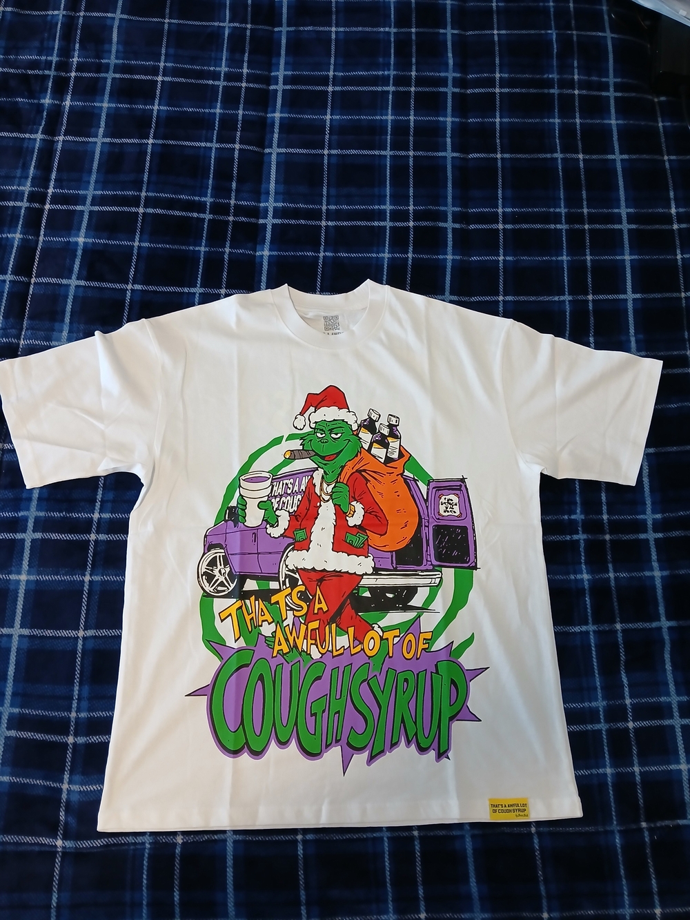 Awful Lot Of Cough Syrup The Grinch Tee